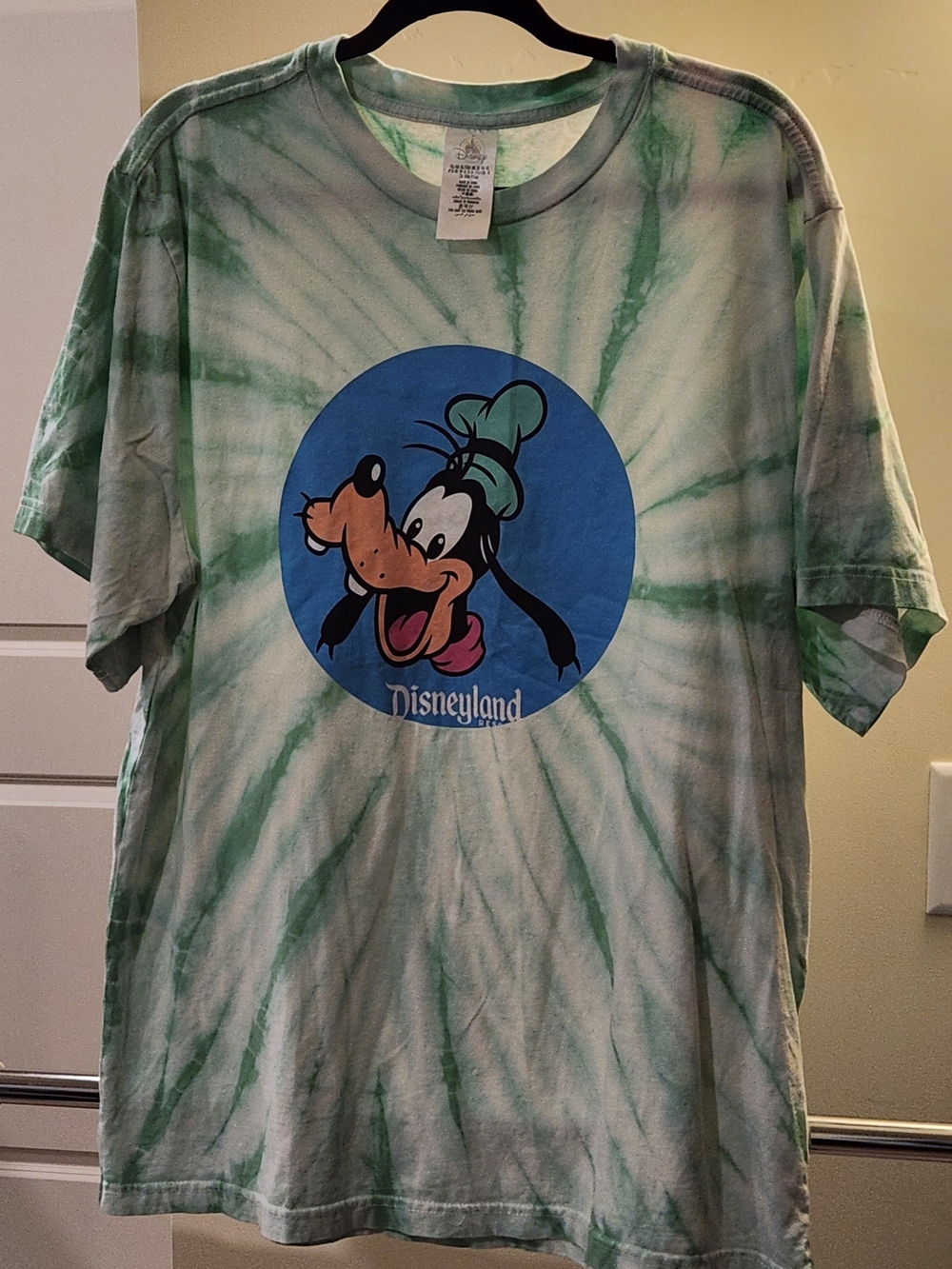 Cotton blend tie-dye t-shirt, Disney Parks Goofy graphic tee
